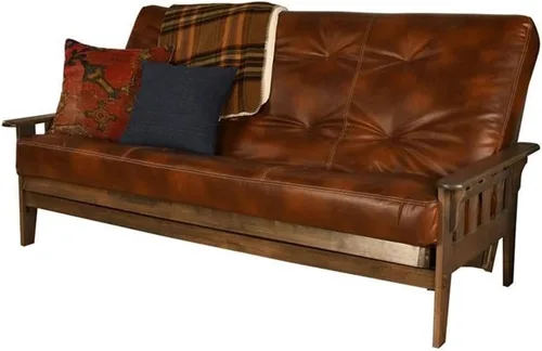 Vista 9 de Kodiak Furniture Tucson Futón Queen de 87 pulgadas con colchón de tela, cama Queen convertida, fácil montaje, con capacidad para hasta 3 personas