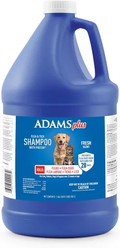 Vista 11 de ADAMS Plus Botanicals Champú para pulgas y garrapatas con Precor para perros, gatos, cachorros y gatitos, champú de pulgas para tratar