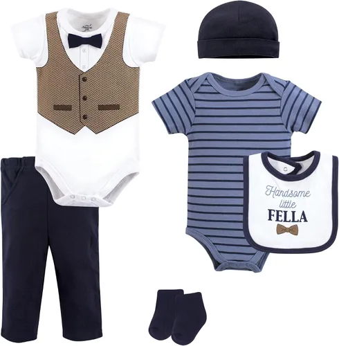 Vista 17 de Hudson Baby Juego de canastilla de algodón unisex para bebé Arcos de ballet Bunny
