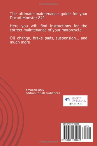 Vista 2 de DUCATI MONSTER 821 MAINTENACE GUIDE