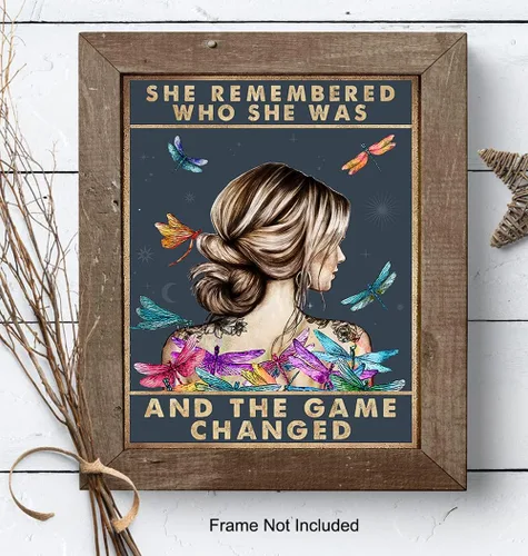 Vista 8 de Decoración de pared con citas positivas, regalos de aliento edificantes para mujeres, arte de pared motivacional bohemio, citas inspiradoras, póster
