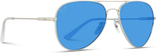Vista 4 de WearMe Pro Gafas de sol clásicas estilo aviador con marco de metal