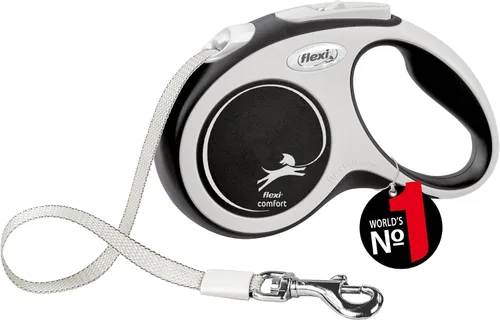 Vista 4 de Flexi Roll-Strap New Classic M Rope 5 M Azul para Dogsup a Max. 44.1 lbs, Multi