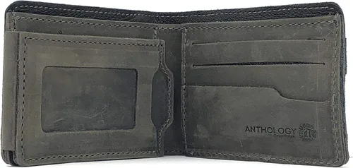 Vista 4 de Anthology Gear Cartera de cuero de grano completo con soporte para púas de guitarra