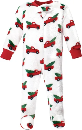 Vista 3 de Hudson Baby Pijama de felpa para bebé niña para dormir y jugar