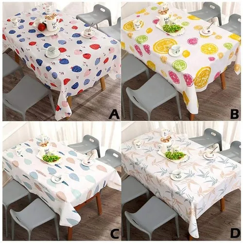 Vista 7 de Impermeable y a prueba de aceite mantel para cocina decorativo mesa de comedor cubierta manteles de mesa mantel rectangular Tapete