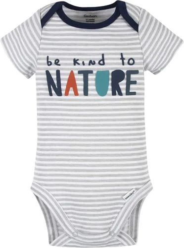 Vista 3 de Gerber Camisa de 4 piezas para bebés y niños pequeños body y pantalón corto
