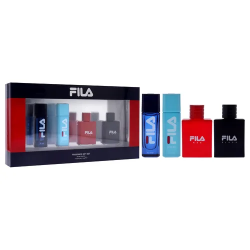 Vista 4 de FILA Juego de regalo de Colonia para hombre, perfumes frescos, limpios y refrescantes para hombres, fragancias de larga duración, diseño de botella