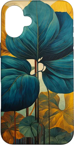 Vista 22 de iPhone 16 Monstera Leaf Pattern Beautiful Tropical Plant Art Phone Case