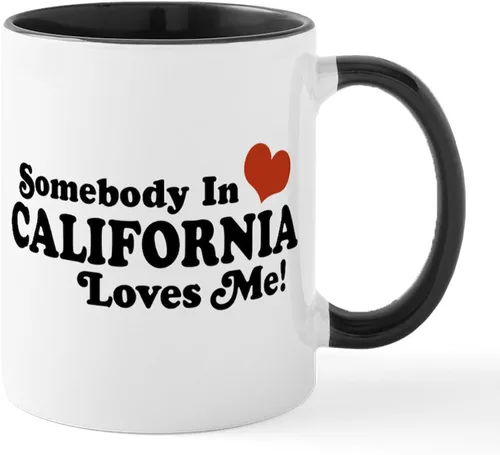 Vista 82 de CafePress Taza de café de cerámica de 11 oz (11.0 fl oz) de San Francisco Blanco - Taza San Francisco