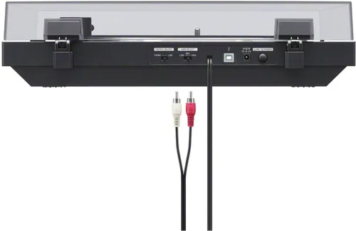 Vista 5 de Sony - Tocadiscos PS-LX310BT de cinturón: Reproductor de discos de vinilo inalámbrico, totalmente automático con Bluetooth y salida USB