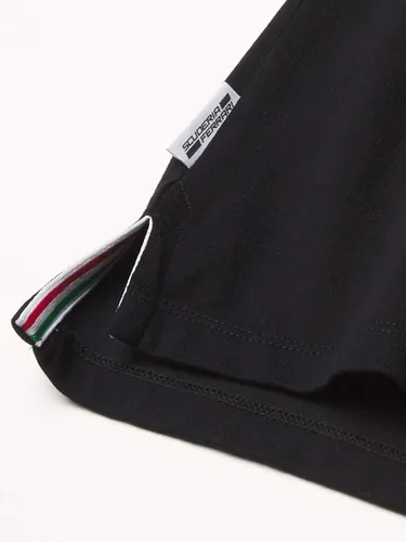 Vista 3 de Ferrari Scuderia F1 - Polo para hombre, diseño de bandera italiana, color negro y rojo