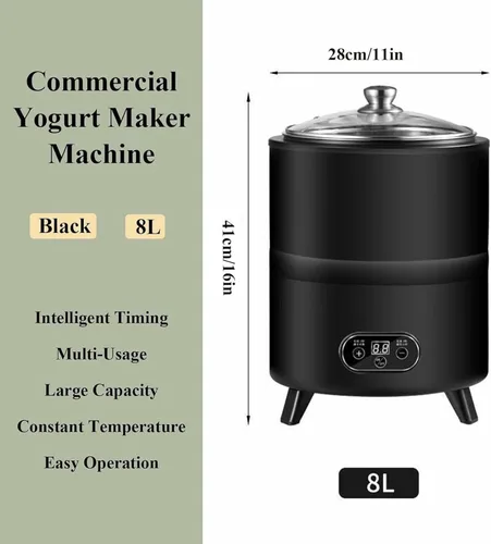 Vista 2 de Automatic Constant Temperature Yogurt Machine, Commercial Intelligent Fermenter, Stainless Steel Yogurt Maker Machine for Natto Sweet Rice Wine