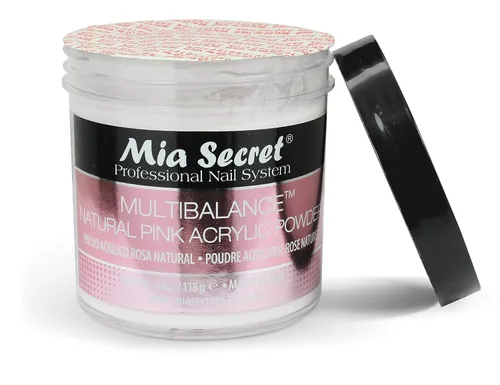 Vista 6 de Mia Secret Polvo Acrílico Multi Balance Natural Rosa - 4 Oz