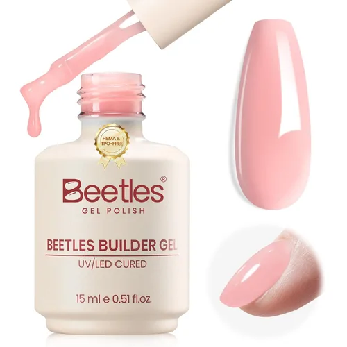 Vista 24 de Beetles - Gel constructor para uñas, 8 en 1, 0.51 onzas líquidas, gel
