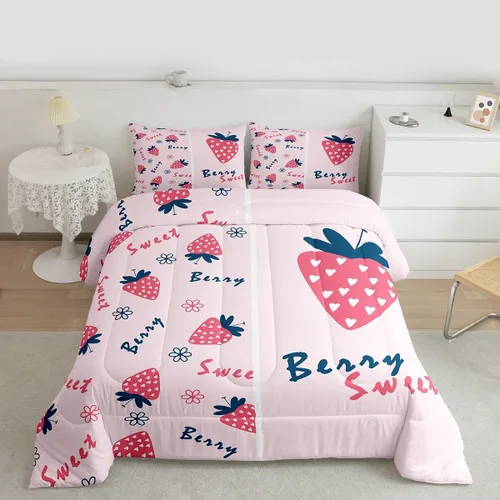 Vista 23 de Feelyou Juego de edredón de panda de dibujos animados para niños, edredón de animales lindos para niños y niñas, juego de ropa de cama kawaii panda