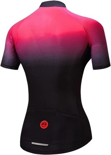 Vista 2 de Camiseta de ciclismo de montaña para mujer, cómoda de secado rápido