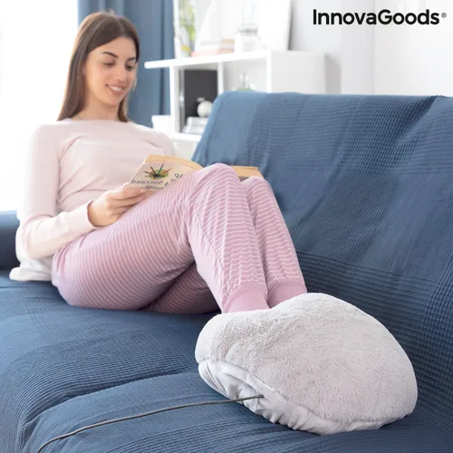 Vista 8 de InnovaGoods Calentador de pies eléctrico unisex con diseño ergonómico y portátil, 3 niveles de temperatura ajustables
