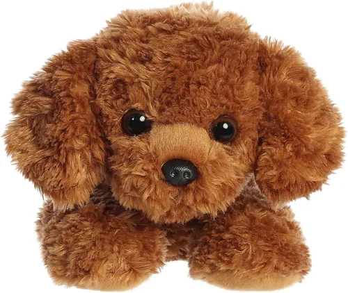 Vista 2 de Aurora® Adorable Flopsie™ Tucker™ - Animal de peluche - Facilidad juguetona - Compañeros atemporales - Marrón 11 pulgadas