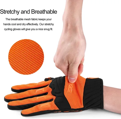 Vista 8 de INBIKE MTB BMX ATV - Guantes de ciclismo para carrera de motocross, bicicleta de montaña, DH