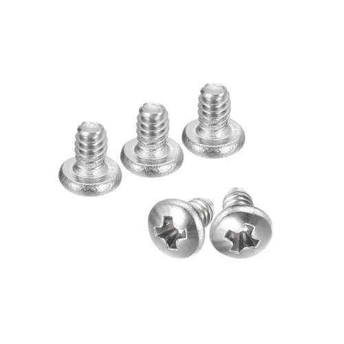 Vista 44 de uxcell Tornillos de máquina de cabeza redonda de 1/4-20x1, tornillo de acero inoxidable 304 18-8, accionamiento Phillips, totalmente roscado