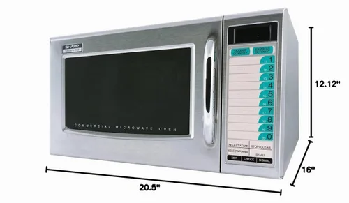 Vista 2 de Sharp Horno de microondas comercial de servicio medio (15-0427) Categoría: Microondas, R-21LTF