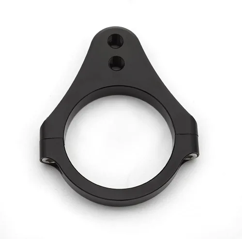 Vista 4 de 31mm de diámetro abrazadera de montaje de horquilla universal de amortiguador de dirección de aluminio para motocicleta (Negro)