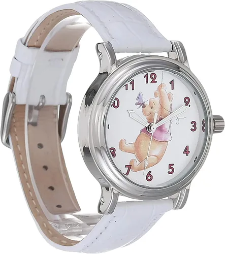 Vista 3 de Disney Reloj analógico de cuarzo para adultos Blanco Reloj de cuarzo
