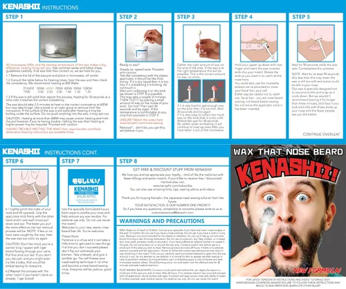 Vista 6 de KENASHII Kit de cera nasal 100 g de cera, 24 aplicadores Kit de depilación para hombres y mujeres Incluye toallitas bálsamo y protectores