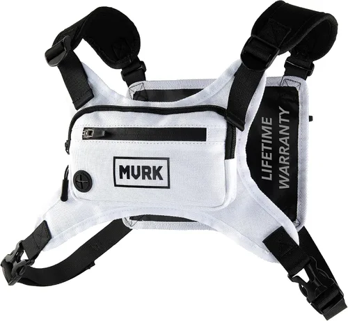 Vista 12 de MVRK Mochila de pecho resistente al agua - Chaleco para correr para entrenamientos, soporte para teléfono para correr, almacenamiento adicional