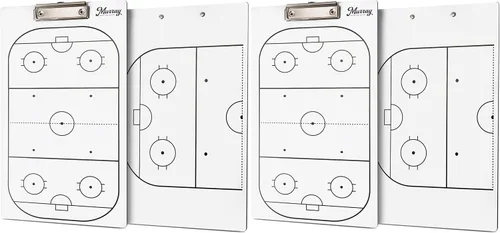 Vista 22 de Murray Sporting Goods sujetapapeles para entrenadores de borrado en seco Pizarra blanca de doble cara