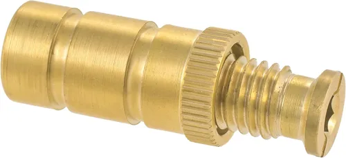 Vista 3 de Anclaje de latón para cubierta de piscina, 5/8 pulgadas con herramienta de pasador de apriete, se adapta a agujeros de 3/4 pulgadas