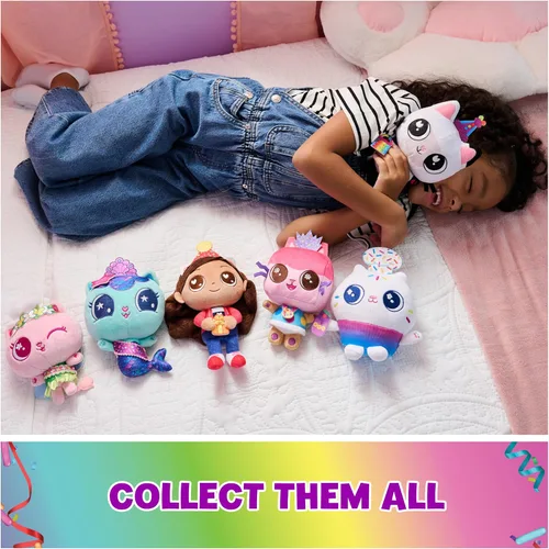 Vista 5 de DREAMWORKS GABBY'S DOLLHOUSE, Celebration Series - Peluches Gabby Girl de 9 pulgadas de alto, juguetes para niñas y niños a partir de 3 años