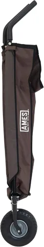 Vista 10 de AMES Carretilla plegable para césped, ligero, resistente, con un solo neumático, para hojas, mantillo, suministros de jardín