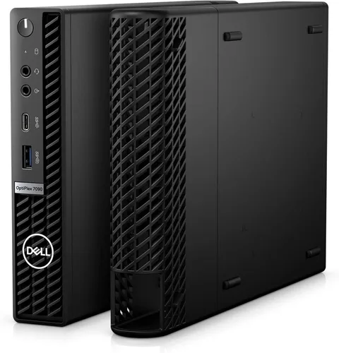 Vista 8 de Dell Optiplex 7090 Micro Desktop Core i5-10500T - Disco duro SSD de 256 GB - 16 GB RAM 6 núcleos @ 3.8 GHz Win 11 Pro Negro