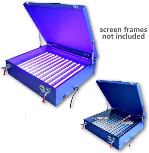 Vista 2 de TECHTONGDA Unidad ULTRAVIOLETA de la exposición 24x28 pulgadas de pantalla de seda que imprime la placa de la caja de luz LED que quema 110V