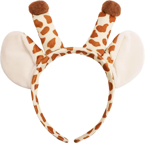 Vista 15 de KICOSY Diadema de orejas de animal de felpa, accesorios para el cabello Rana