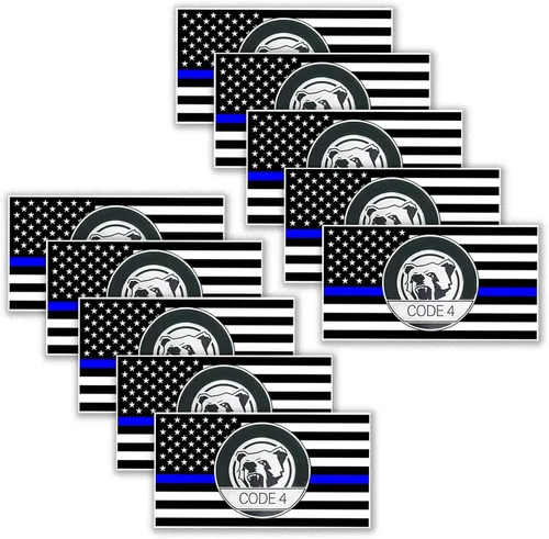 Vista 8 de Adhesivo fino de línea azul, bandera azul de policía para carro, calcomanía de bandera de línea azul, calcomanía de línea azul delgada