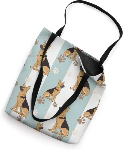 Vista 2 de Lindo Pastor alemán K9 perro amante regalo mujeres niña bolsa de mano