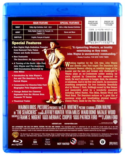 Vista 2 de The Searchers Blu-ray
