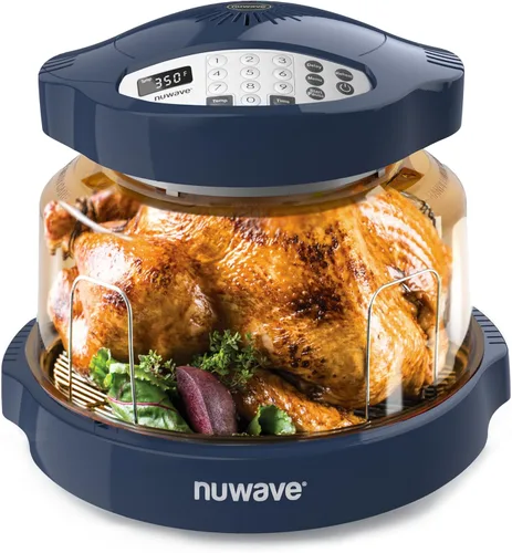 Vista 11 de Nuwave Horno infrarrojo Pro Plus 2, encimera, convección, cocina fresca o congelada, sin descongelación ni precalentamiento, cocina saludable, calor