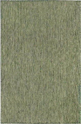 Vista 50 de Liora Manne Carmel - Alfombra tejida de perfil bajo de fácil cuidado para interiores y exteriores, color aguamarina, 6 pies 6 pulgadas x 9 pies 4