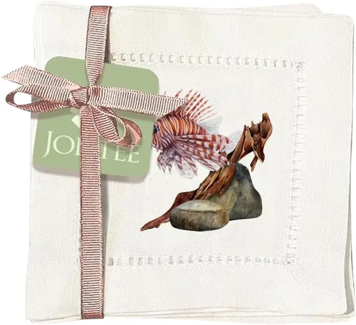 Vista 17 de Jolitee Servilletas decorativas de cóctel con punto vainica, 6 x 6 pulgadas, lavables, similares al lino, hechas a mano para el entretenimiento