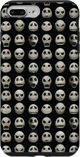 Vista 12 de Funda negra para iPhone 13 Pro Max Disney The Nightmare Before Christmas Jack Expressions