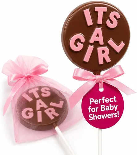 Vista 3 de It's a Girl Chocolate Candy Mold Baby Shower 692