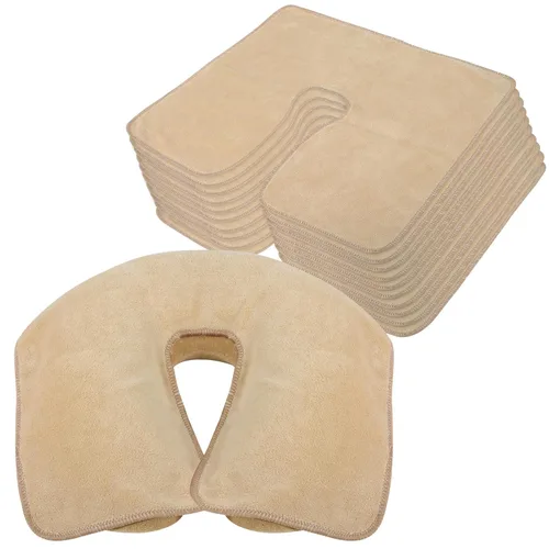 Vista 13 de SINLAND Fundas de microfibra para cuna facial, tamaño grande, suave y reutilizable, antiadherente, para reposacabezas de masaje, adecuada