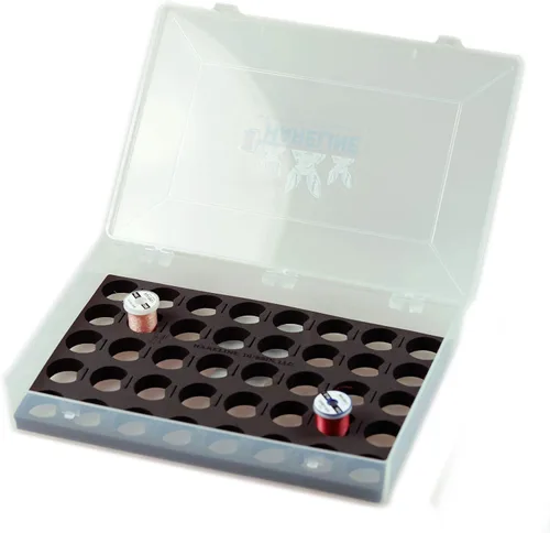 Vista 2 de Hareline Fly Tyers - Carrete y caja de almacenamiento