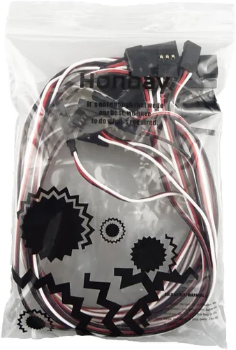 Vista 4 de Honbay Cable de extensión servo de control remoto de 11.811 in, cable de extensión servo macho a hembra, cable de cable de extensión para RC JR