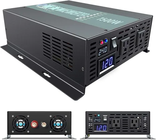 Vista 12 de WZRELB inversor de corriente solar pura de la onda sinusoidal de 500W 24V 120V con el interruptor teledirigido