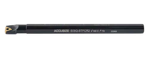 Vista 6 de Accusize Industrial Tools Mini herramienta de torneado indexable taladrado, 1/2 pulgada Tamaño del vástago de 1/2 pulgada, utiliza insertos